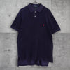 Polo Ralph Lauren 徽标毛圈布短袖 Polo 衫（海军蓝）