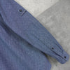 Fred Perry 徽标刺绣蓝色圆点长袖衬衫