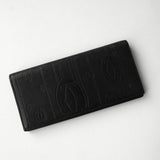 カルティエ ハッピーバースデー 二つ折り 長財布 ブラック - NEWSED