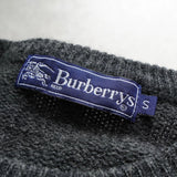 バーバリー ヴィンテージ テディベア 刺繍 ニット レディース グレー - NEWSED