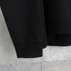Valentino logo print hoodie in black