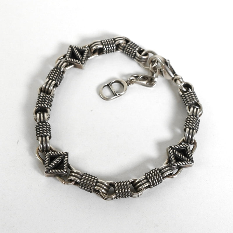 クリスチャン ディオール バッファロー ブレスレット シルバー - NEWSED