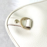 グッチ アビー レザー ワンショルダーバッグ ホワイト - NEWSED