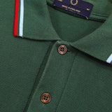 フレッドペリー ロゴ刺繍 半袖ポロシャツ グリーン - NEWSED