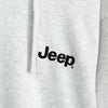 ジープ ロゴ パーカー ホワイトグレー