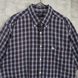 バーバリー ノバチェック ホースロゴ 刺繍 半袖シャツ ブラック / ホワイト - NEWSED