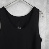 エムエムシックス メゾンマルジェラ バックオープン タンクトップ ノースリーブ ブラック レディース タグ付き未使用品 - NEWSED