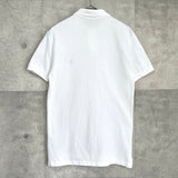 ポロ ラルフローレン ロゴ 刺繍 半袖ポロシャツ ホワイト - NEWSED