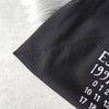 MM6 Maison Margiela 日历标签日本包手提包小号黑色未使用带标签