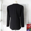 クロエ ブラックフォーマル ノーカラージャケット 総裏地
