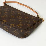 ルイ・ヴィトン モノグラム ポシェット アクセソワール レザー ハンドバッグ ワンショルダーバッグ ブラウン - NEWSED