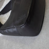 サルバトーレ・フェラガモ ダブル ガンチーニ ナッパレザー ワンショルダーバッグ ブラック - NEWSED