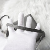 ヴィヴィアン ウエストウッド オーブ レザー ショルダーバッグ ポシェット グレー - NEWSED