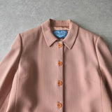 プラダ ウールジャケット コート レディース ピンクベージュ - NEWSED