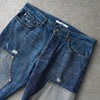 Givenchy Docking Distressed Denim Jeans for Men Indigo