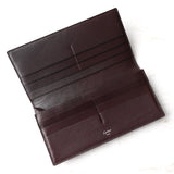 カルティエ サントス レザー 二つ折り 長財布 ブラウン - NEWSED