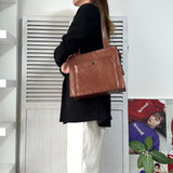 シャネル マトラッセ ラムスキン トップハンドル トートバッグ ハンドバッグ ブラウン 保存袋 ギャランティーカード付き付き - NEWSED