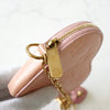 Louis Vuitton Monogram Vernis Portemonnay 酷玫瑰珍珠零钱包表带粉色包装盒