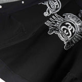ステューシー ロゴ バーシティ ジャケット スタジャン ブラック - NEWSED