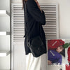 Bottega Veneta Intrecciato 皮革单肩包 Pochette 黑色
