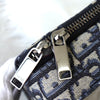 Dior Trotter 帆布/皮革钱包包单肩包海军蓝
