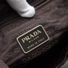 Prada Pocono Tessuto 棕色三角形标志尼龙手提包