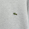 灰色 Lacoste 徽标运动衫