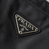 Prada 三角形徽标 Tessuto Pocono 尼龙黑色托特包
