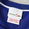 Lacoste logo patch knit in blue