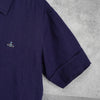 Vivienne Westwood Orb Short Sleeve Shirt in Navy