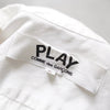 Play Comme des Garcons Heart Logo Long Sleeve Shirt White Shirt White