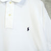 Polo Ralph Lauren logo short-sleeved polo shirt in white