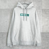 Nike box logo hoodie grey