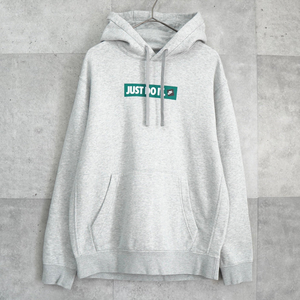 Nike box logo hoodie grey
