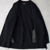 Y-3 Mohair Blouson No Collar Oversized Zip-up Black