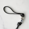 Loewe Anagram Dice Leather Personalized Charm in Black