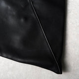 エムエムシックス メゾン マルジェラ レザー ジャパニーズバッグ チェーン ショルダーバッグ ブラック - NEWSED