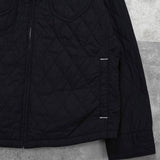 バーバリー ブルーレーベル ホースロゴ ノバチェック裏地 キルティングジャケット ブラック - NEWSED