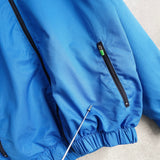 ラコステ ナイロンジャケットトラックジャケット ロゴパッチ ブルー - NEWSED