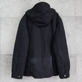 ポロ バイ ラルフローレン フーデッド アウトドアジャケット 中綿ジャケット ブルゾン ブラック - NEWSED