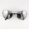 Chanel mirrored sunglasses in silver