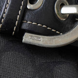 コーチ シグネチャー キャンバス ハンドバッグ ブラック - NEWSED