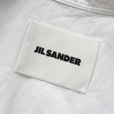 ジルサンダー マオカラー ショート丈 フレア袖 長袖シャツ ブラウス ホワイト レディース - NEWSED