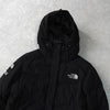 ザ ノースフェイス ドライベント ロゴ ロング丈 ダウンジャケット ダウンコート ブラック
