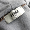フェンディ ロゴ ショート丈 パーカー フーディー レディース グレー