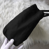 プラダ ポコノ テスート ナイロン ハンドバッグ トライアングルロゴ ブラック - NEWSED