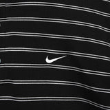 ナイキ ロゴ ボーダー 半袖ポロシャツ ブラック - NEWSED