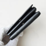 バレンシアガ エブリデイ レザー 三つ折り財布 コンパクトウォレット ブラック - NEWSED