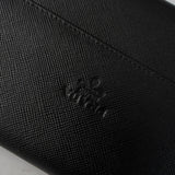 プラダ サファイアーノ 三つ折 財布 ブラック - NEWSED