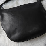 グッチ レザー ワンショルダーバッグ ブラック - NEWSED